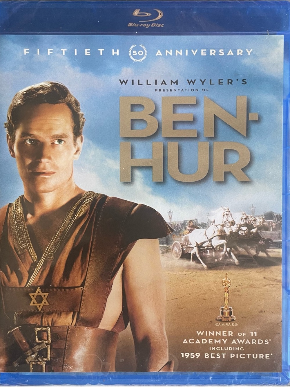 Ben-Hur 50th Anniversary Blu-ray NEW Factory Sealed Charlton Heston MGM Epic